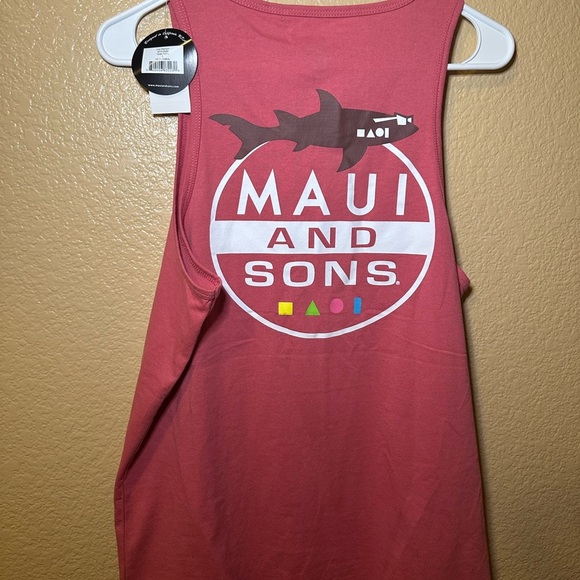Maui and Sons Vibrant Pink Tank Top - Picture 2 of 2
